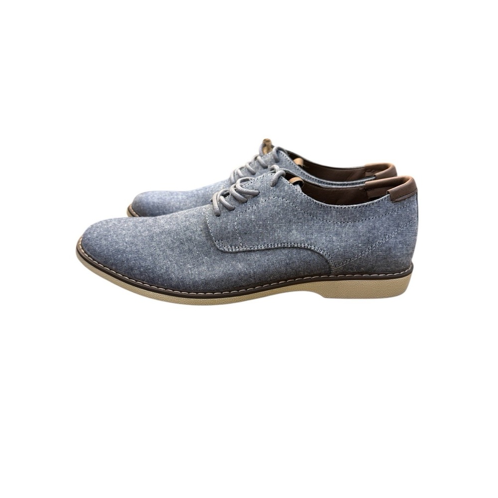 Crevo Buddy Cushioned Oxfords Mens Size‎ 8 New Chambray Blue Preppy